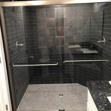 New Contemporary Basement Bathroom