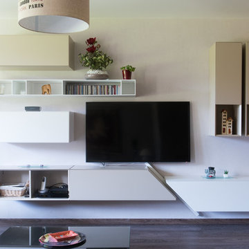 Composition murale pour meuble TV design