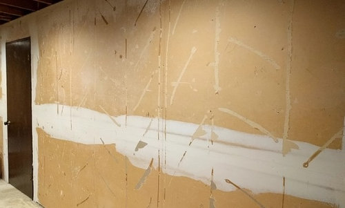 We Removed Paneling Now What - How To Remove Paneling Glue From Walls