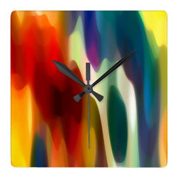 Abstract Art Fury Wall Clocks - Wall Clocks