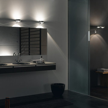 Sleek modern in a bathroom