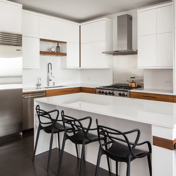 Contemporary Kitchen, Closet & Bathroom - Chicago