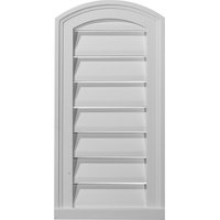 Eyebrow Gable Vent Louver,, 12"w X 1 3/4"p X 24"h, Decorative
