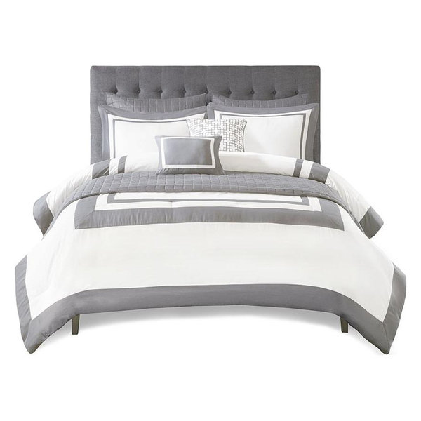 100% Polyester 85gsm Microfiber 8pcs Comforter Set,MP10-6140