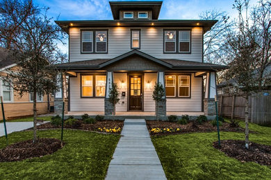 Inspiration for a timeless exterior home remodel in Dallas
