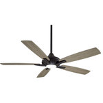 Minka Aire - Minka Aire F1000-CL Dyno - Led 52" Ceiling Fan in Coal - This 1 light Ceiling Fan from the Dyno collection by Minka-Aire will enhance your home with a perfect mix of form and function.