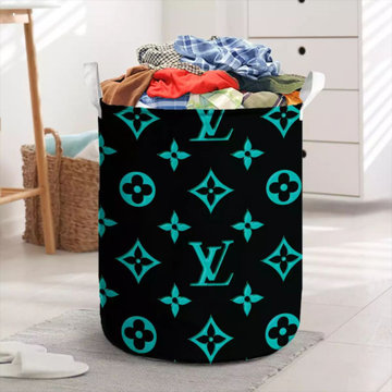 Black Green Louis Vuitton Laundry Basket