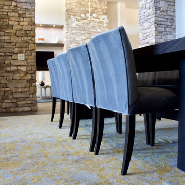 Casual Luxury Transitional Dining Room