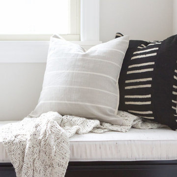 Custom window seat cushions