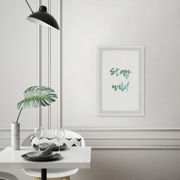 "Stay Wild II" Framed Painting Print