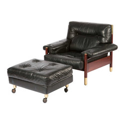 Carlo De Carli for Sormani Leather Lounge Chair - Armchairs And Accent Chairs