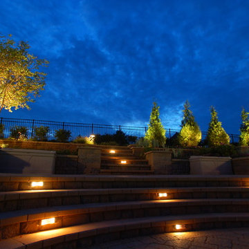 Artistic Night Lighting ~ Affordable Lawn Sprinklers and Lighting