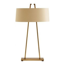 Dalton Satin Brass Lamp | Pulp Home - Table Lamps