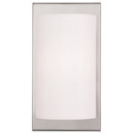 Livex Lighting - Meridian Wall Sconce, Brushed Nickel - This timeless, transitional style wall sconce is great for any style of decor. An hand crafted off white fabric hardback shade is paired handsomely with an brushed nickel finish, so you can give your home warm, even illumination. Perfect for entryways, hallways, and more.