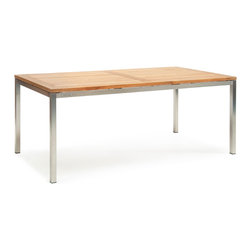Wintons Teak Duke SS Table - Outdoor Dining Tables