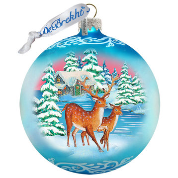 Winter Village Ball Ornament
