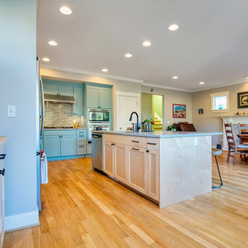West Woodland Kitchen in Teal