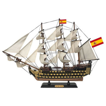 Santisima Trinidad Tall Ship Model 24, Model Tall Ship, Ship Model