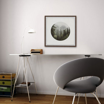 "Forest of Pines" Framed Painting Print