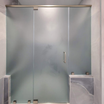 Frosted Shower Enclosure