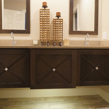 Contemporary Hall Bath in Doylestown
