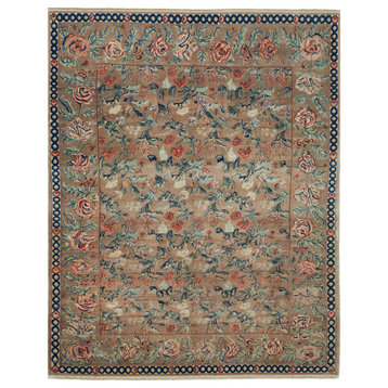 Rug N Carpet - Hand-Knotted Oriental 6' 9" x 8' 4" Soft Oushak Area Rug