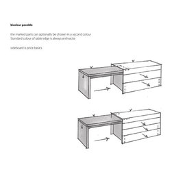 FLEXX Multifunctional Sideboard dieCollection - Desks And Hutches