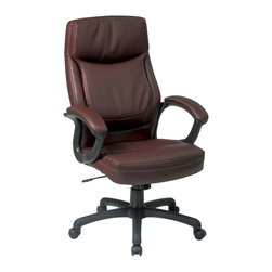 High Back Executive Leather Chair - Office Chairs