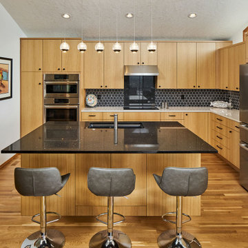 Modern Oak Kitchen Remodel