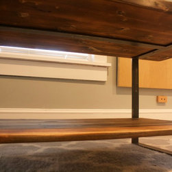 Antiqued Pine Coffee Table - Coffee Tables