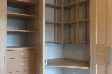 Wardrobes and workspace