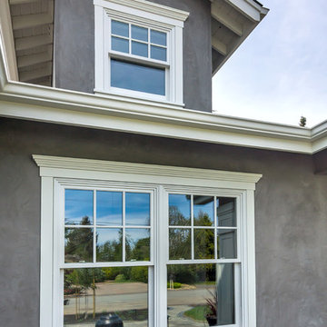 Dormer with custom trim