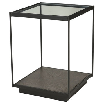 Cube Side Table, Black