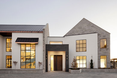 Inspiration for a contemporary house exterior in Salt Lake City.