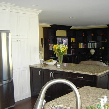 Peninsula with matching Entertainment unit