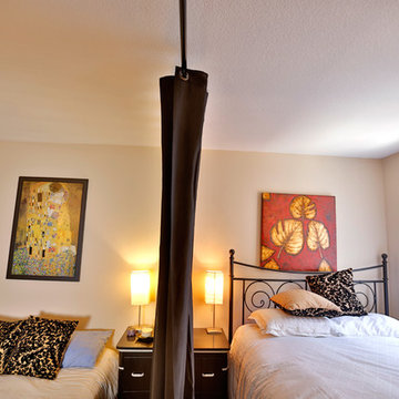Black Hanging Room Divider Kit