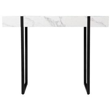 Bianca Modern Faux Marble Console Table