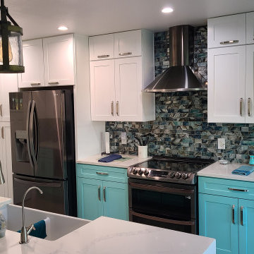 Contemporary Kitchen Remodel Done in a Two-Tone Color