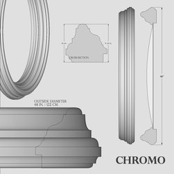 Chromo | Decorative Convex Mirror | Sketch - Wall Mirrors