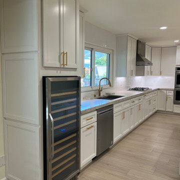 Upland wall removal and kitchen remodel