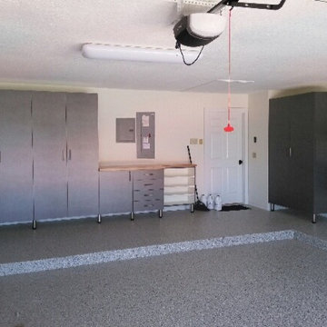 Pewter Garage Cabinets