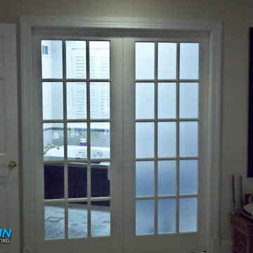 Frosted Window Film in Home Bathrooms