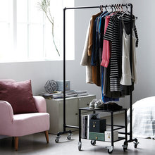 Clothes Storage-Pluming fittings and casters