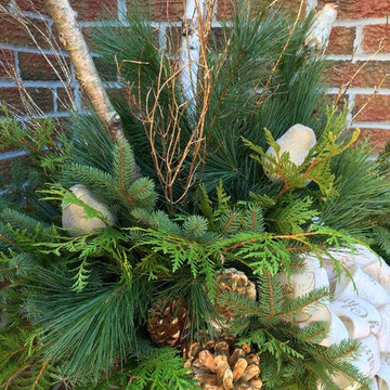 Assorted Outdoor Christmas Arrangements