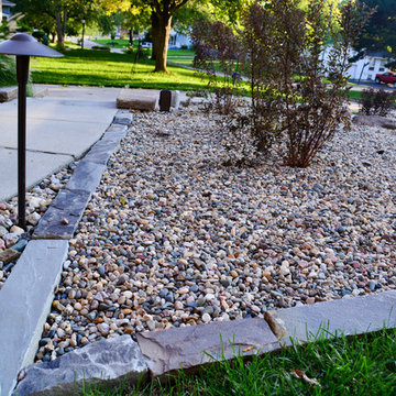 Natural Stone Stairway Entrance