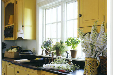 グランドラピッズにあるトラディショナルスタイルのおしゃれなキッチンの写真