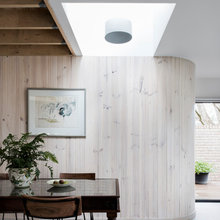 wood panel walls