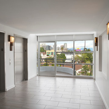 Oris LED Wall Sconces in Elevator Lobby