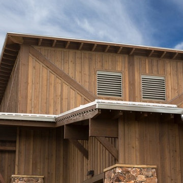 Event Center- ranchwood™ Reclaimed Barn Wood Alternative Siding and Timbers