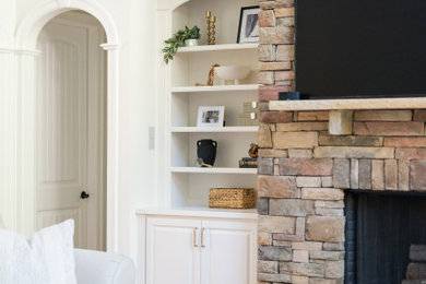 Living room - contemporary living room idea in Other